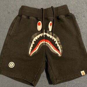 Bape Black Shark Face Men's Shorts